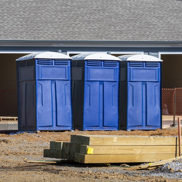 how do i determine the correct number of porta potties necessary for my event in Logan